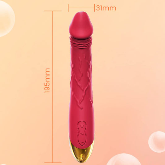 7.6 Inch Realistic Dildo Vibrator for Wome | 10 Powerful Vibration Modes for Clitoral and G-spot Stimulation in Pakistan