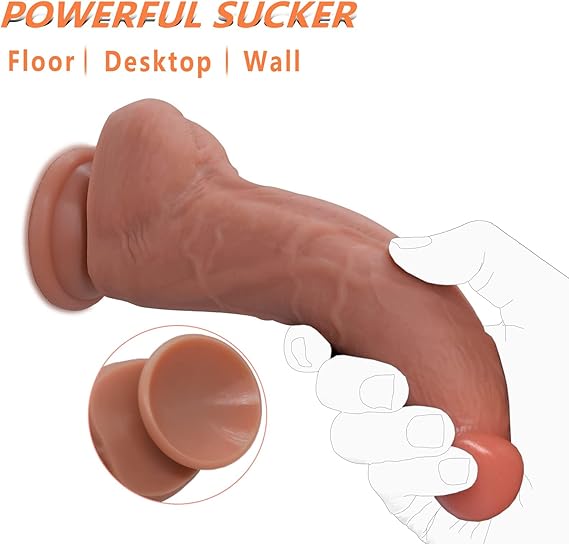 7 Inch Realistic Silicone Dildo in Pakistan | G spot Stimulator Dildo in for Female in Pakistan